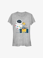 Disney Pixar Wall-E Christmas Lights Girls T-Shirt