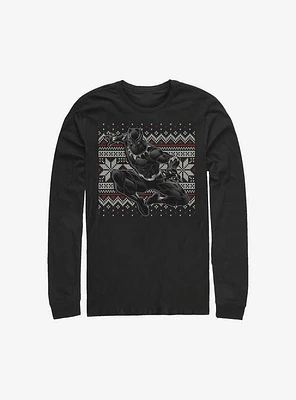 Marvel Black Panther Holiday Long-Sleeve T-Shirt