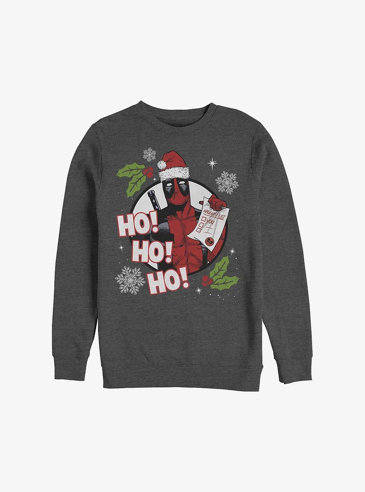 Marvel Deadpool Naughty List Sweatshirt