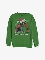 Marvel Deadpool On The Naughty List Holiday Sweatshirt