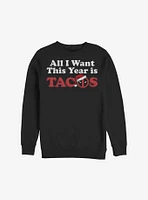 Marvel Deadpool Tacos Logo Pool Holiday Sweatshirt