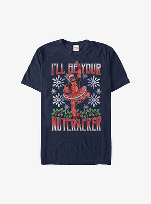 Marvel Deadpool Nutcracker Holiday T-Shirt