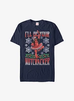 Marvel Deadpool Nutcracker Holiday T-Shirt