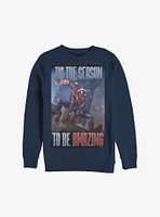 Marvel Spider-Man 'Tis The Season Holiday Sweatshirt