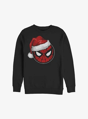 Marvel Spider-Man Spidey Santa Hat Christmas Sweatshirt