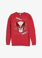 Marvel X-Men Wolverine Christmas Pattern Sweatshirt