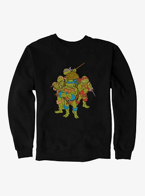 Teenage Mutant Ninja Turtles Group Pose Sweatshirt