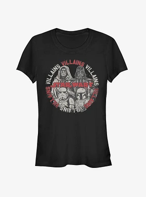 Star Wars Dark Villains Girls T-Shirt