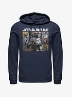 Star Wars Comic Strip Rectangle Hoodie