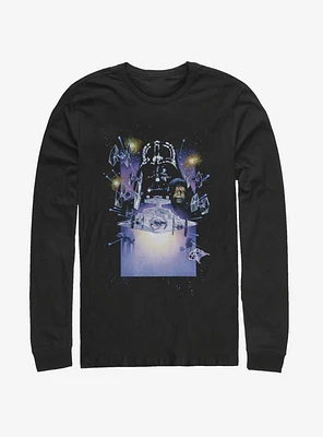 Star Wars Darth Vader Galaxy Long-Sleeve T-Shirt