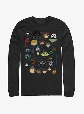 Star Wars Family Tree Long-Sleeve T-Shirt