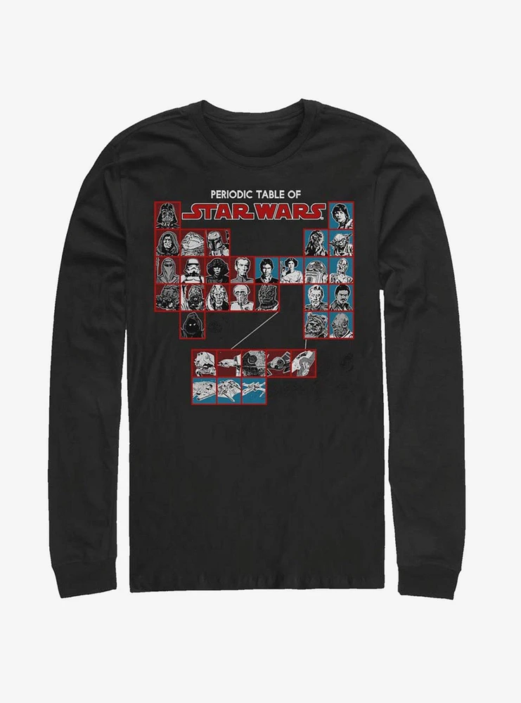 Star Wars Hero Chart Long-Sleeve T-Shirt