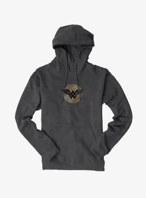 DC Comics Wonder Woman Black Logo Symbol Hoodie