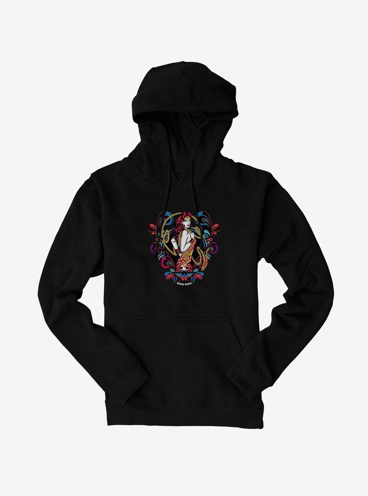 DC Comics Wonder Woman Paisley Hoodie