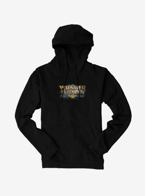 DC Comics Wonder Woman Gold Logo Star Hoodie