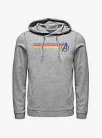 Avengers Multi Stripe Hoodie