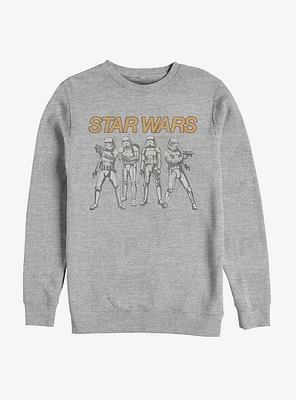 Star Wars Trooper Line Up Sweatshirt
