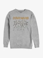 Star Wars Trooper Line Up Sweatshirt