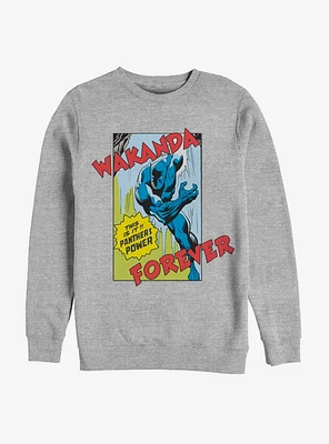 Marvel Black Panther Comic Strip Sweatshirt
