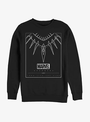 Marvel Black Panther Necklace Sweatshirt