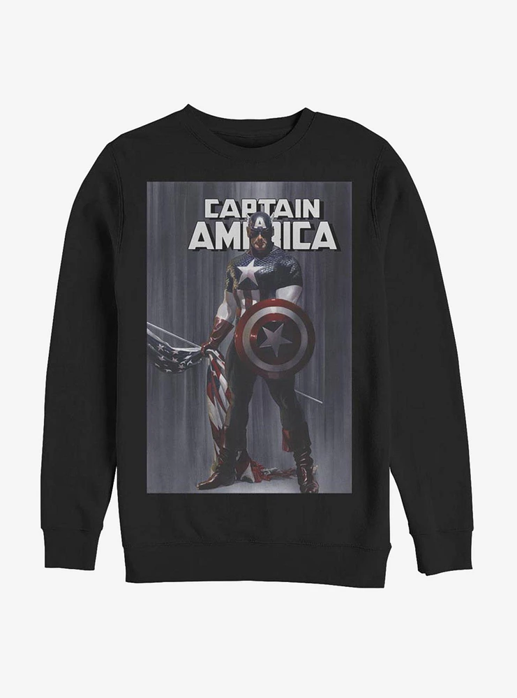 Marvel Captain America Poster Sweatshirt