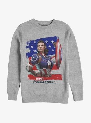Marvel Captain America Hero Peggie Sweatshirt