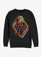 Avengers Captain Marvel Glow Sweatshirt