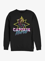 Avengers Captain Marvel Neon M Sweatshirt