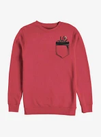 Marvel Deadpool Dead Faux Pocket Sweatshirt