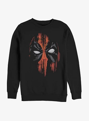 Marvel Deadpool Painted Face Sweatshirt