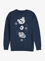 Disney Frozen Olaf Xmas Sleeve Sweatshirt