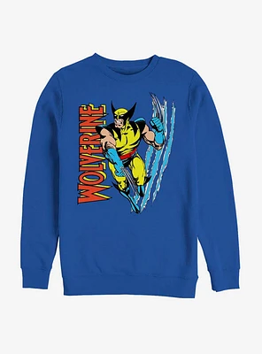 Marvel X-Men Wolverine Wolvie Claw Flip Sweatshirt
