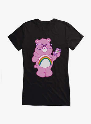 Care Bears Cheer Bear Texting Girls T-Shirt