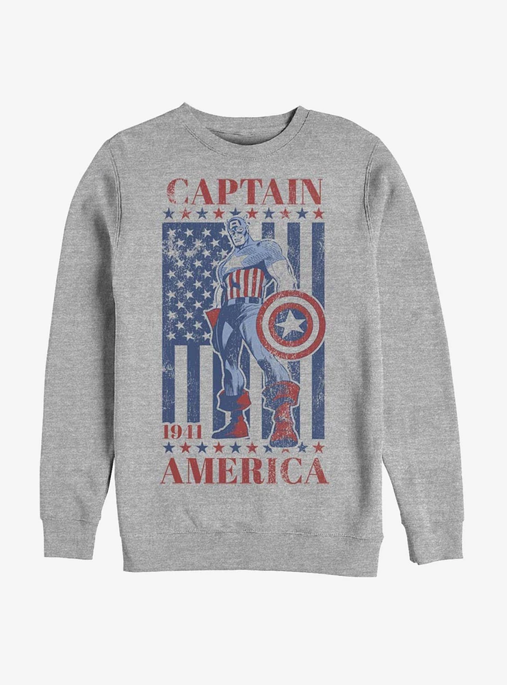 Marvel Captain America Merica Sweatshirt