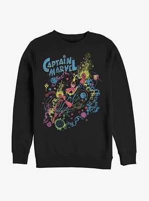 Avengers Captain Marvel Cosmic Sweatshirt