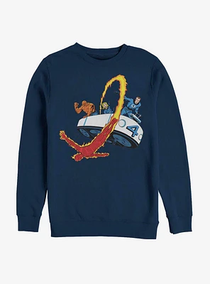 Marvel Fantastic Four 4 Vehicle Sweatshirt