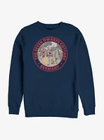 Disney Snow White Seven Dwarfs Sticker Sweatshirt