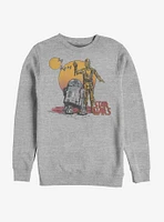 Star Wars Droid Sun Sweatshirt