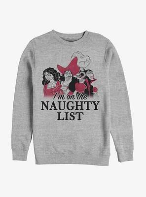 Disney Villains Naughty List Sweatshirt