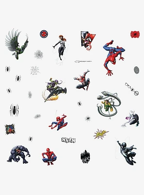 Marvel Spider-Man Favorite Characters Peel And Stick Wall Decals