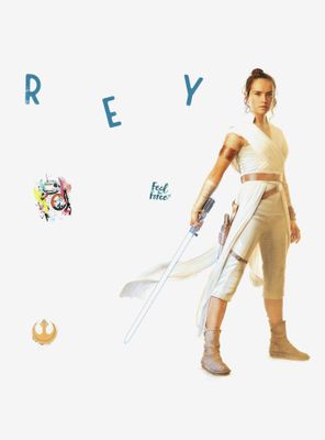 Star Wars Episode IX Rey Peel And Stick Giant Wall Decals