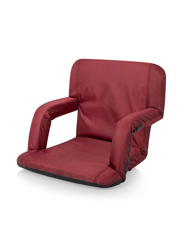 Ventura Portable Burgundy Reclining Stadium Seat