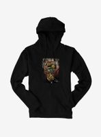 Teenage Mutant Ninja Turtles Brown Paint Group Fight Hoodie