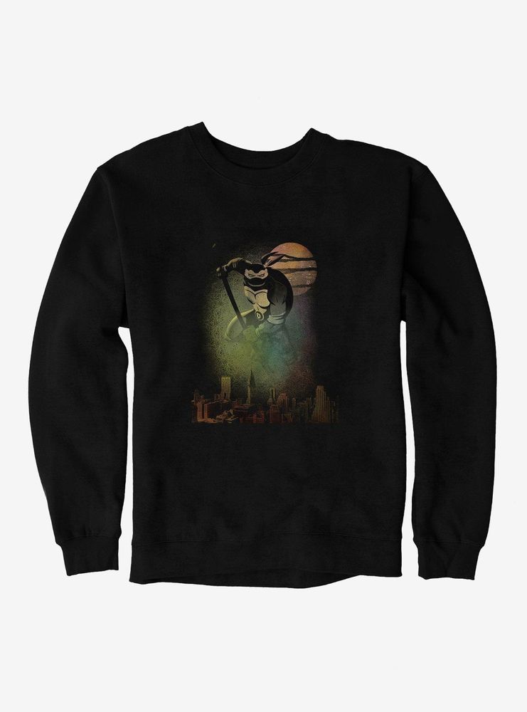 Teenage Mutant Ninja Turtles Donatello Protects The City Spray Paint Sweatshirt