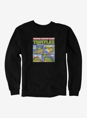 Teenage Mutant Ninja Turtles Comic Strip Group Catchphrases Sweatshirt