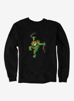 Teenage Mutant Ninja Turtles Pixelated Michelangelo Sweatshirt
