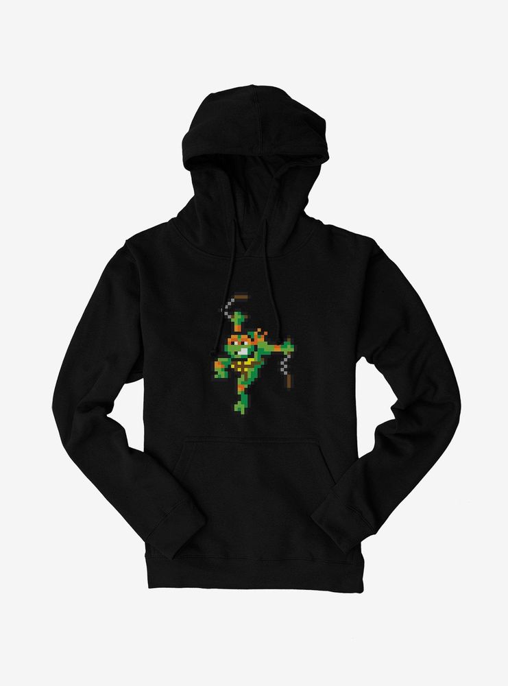 Teenage Mutant Ninja Turtles Pixelated Michelangelo Hoodie