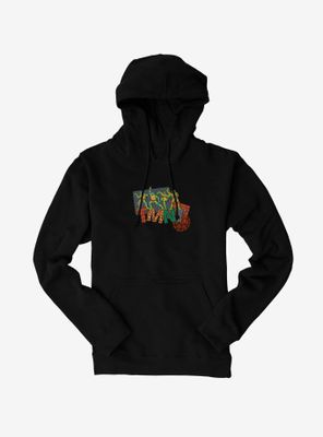 Teenage Mutant Ninja Turtles Patterned Logo Letters Hoodie