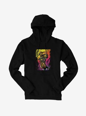 Teenage Mutant Ninja Turtles Rainbow Paint Group Fight Hoodie