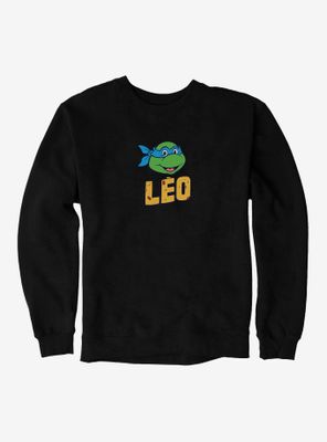 Teenage Mutant Ninja Turtles Leo Face Pizza Name Sweatshirt